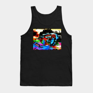 Graffiti Wall  Razz Philly Tank Top